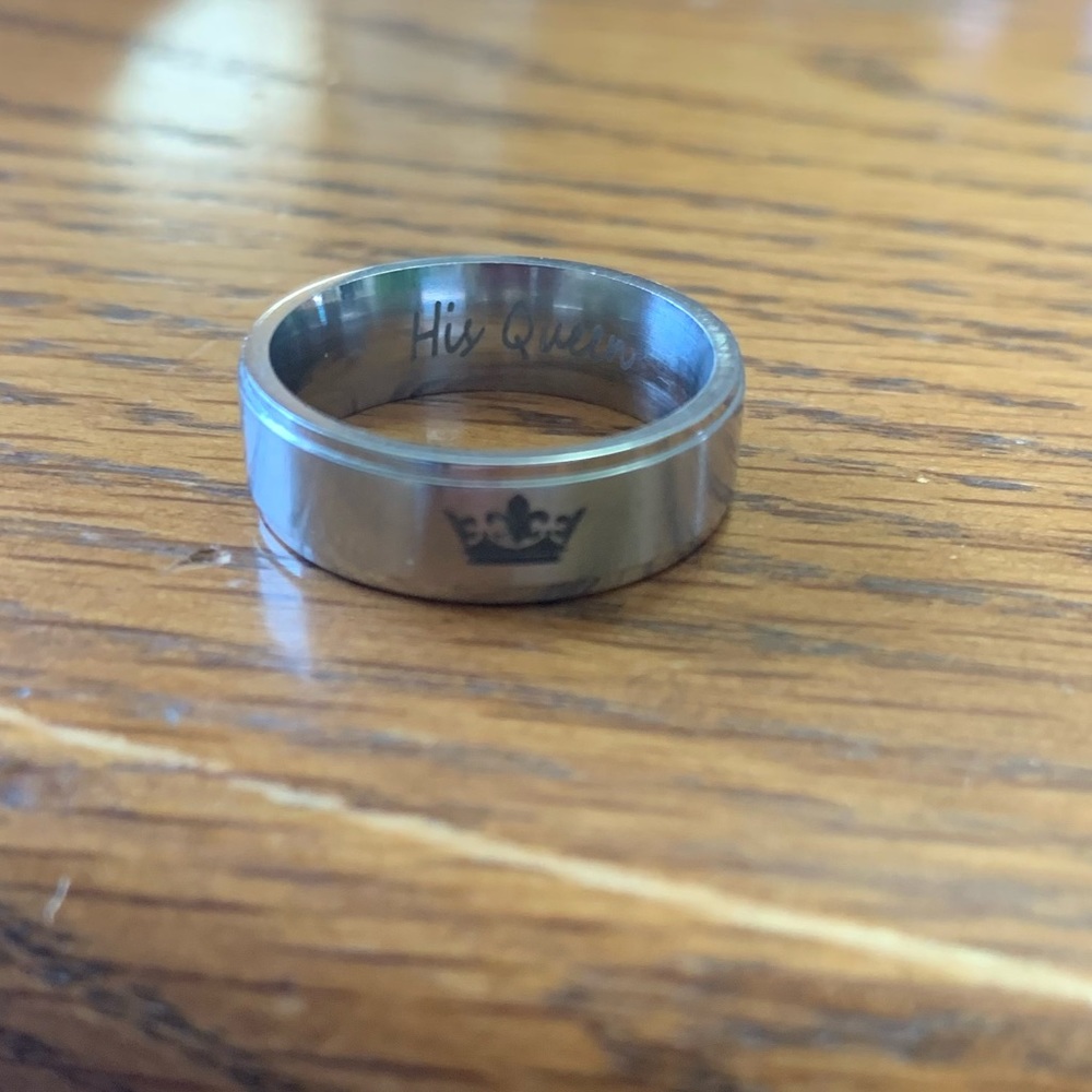 ✨His Queen Ring - engraved on inside